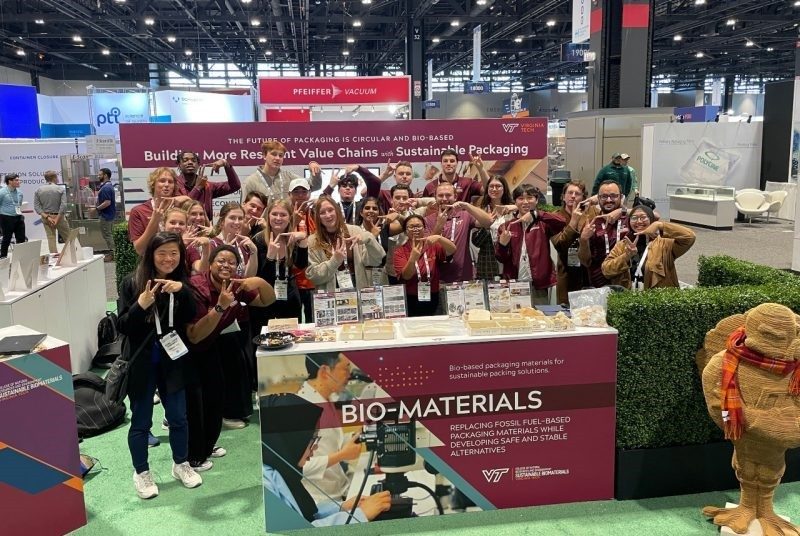 Virginia Tech students drive the sustainable future of packaging at PackExpo