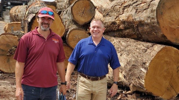 Henry Quesada and Bob Miller (Frank Miller Lumber Co.)