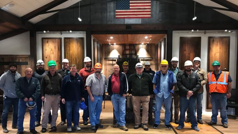 2018 ADKC meeting in Winchester, VA. Touring the Cochran's reclaimed lumber facility